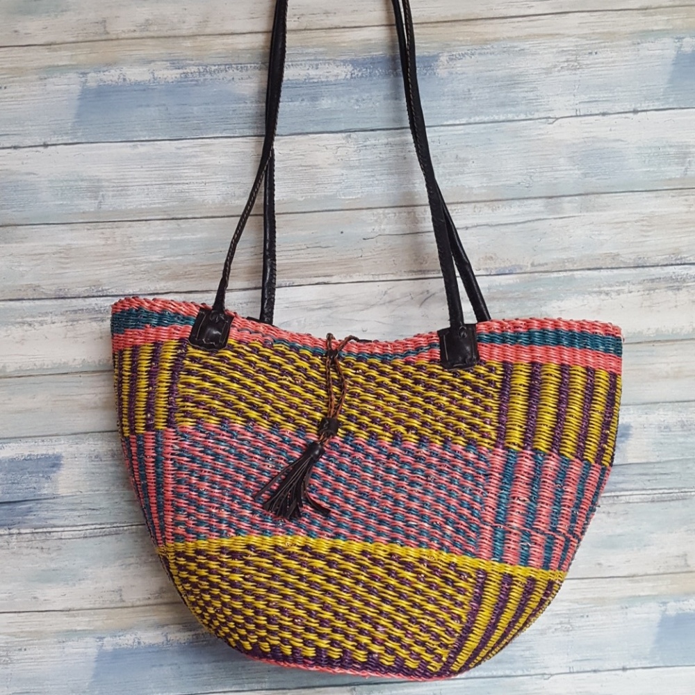 *  Wicker bag